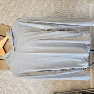 Abercrombie & Fitch Soft A&F Air Knit Light Blue Hoodie | Men's Size Small